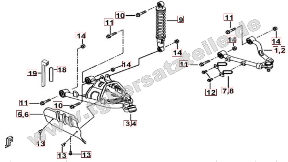 Federbein vorne Federbein vorne