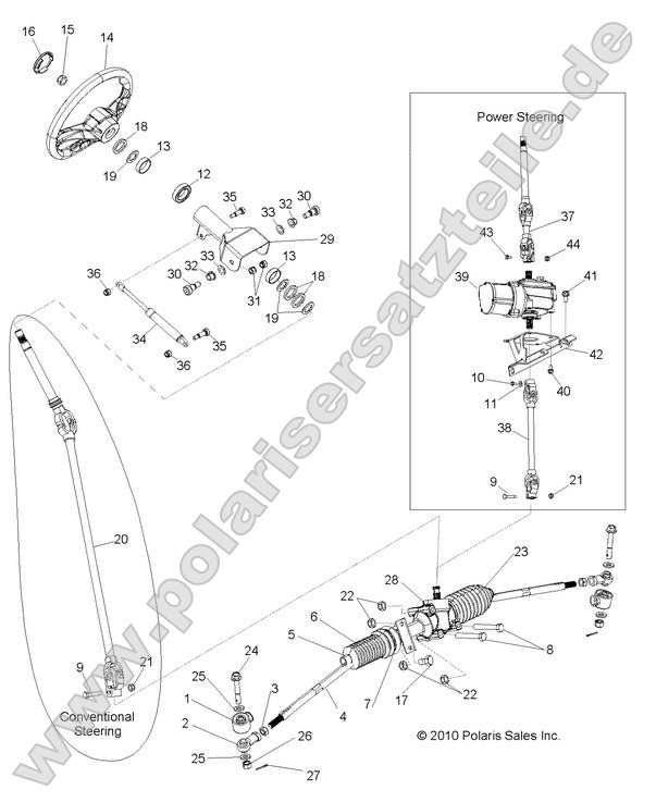 Steering, Steering Asm.