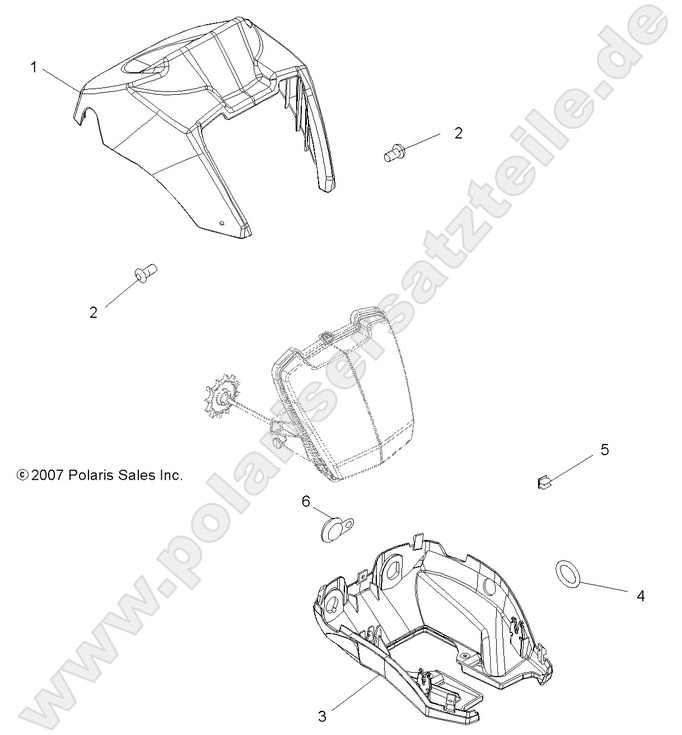 BODY, HEADLIGHT POD BODY, HEADLIGHT POD