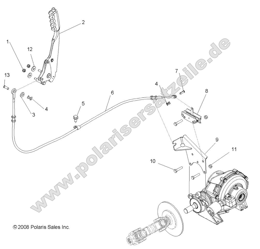Brakes, Park Brake Asm. Brakes, Park Brake Asm.