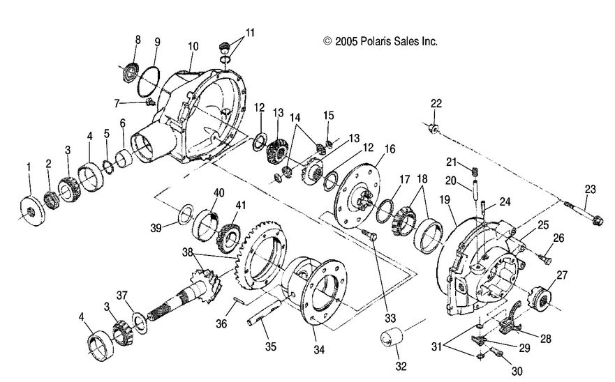 Gearcase, Rear (before 1/15/07)