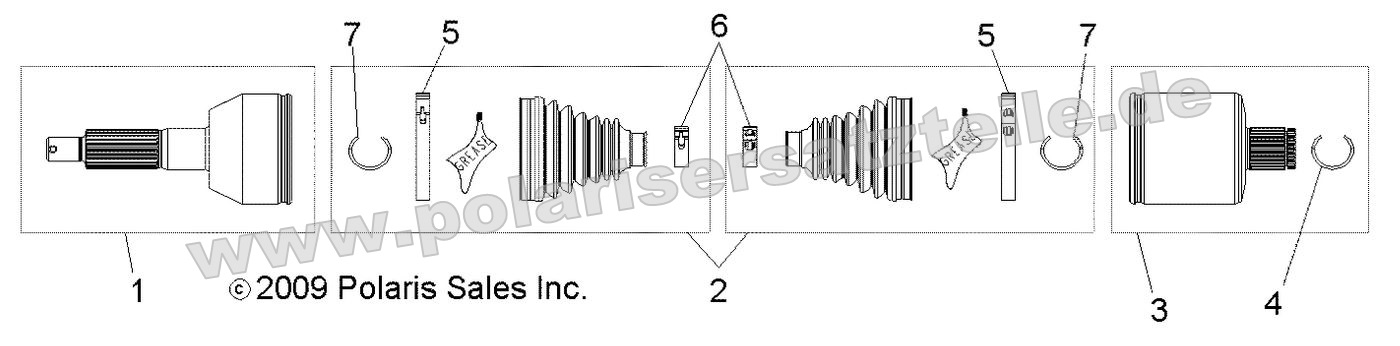 Drive Train, Rear Drive Shaft