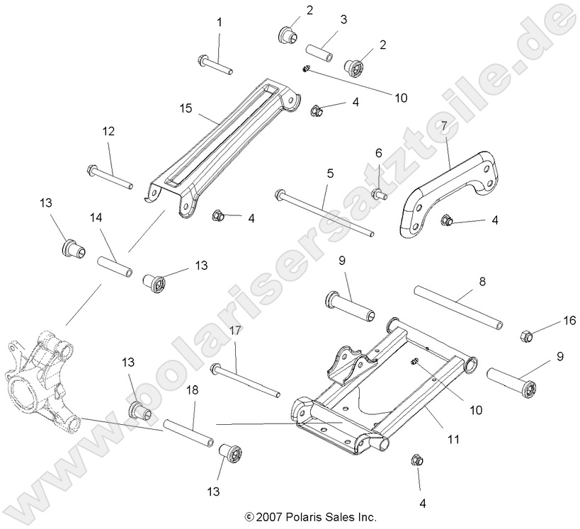 SUSPENSION, REAR SUSPENSION, REAR