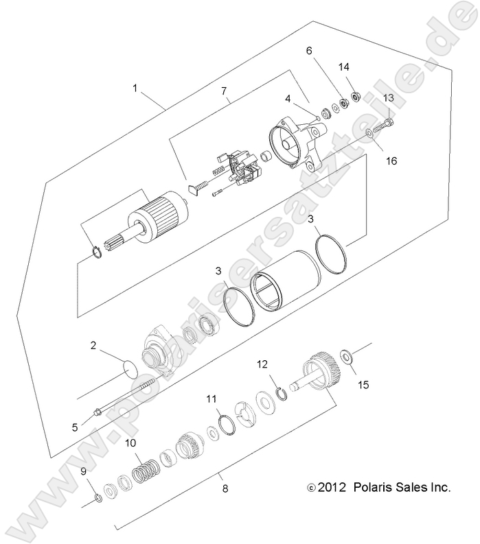 ENGINE, STARTING SYSTEM (Built 10/10/11 and After)