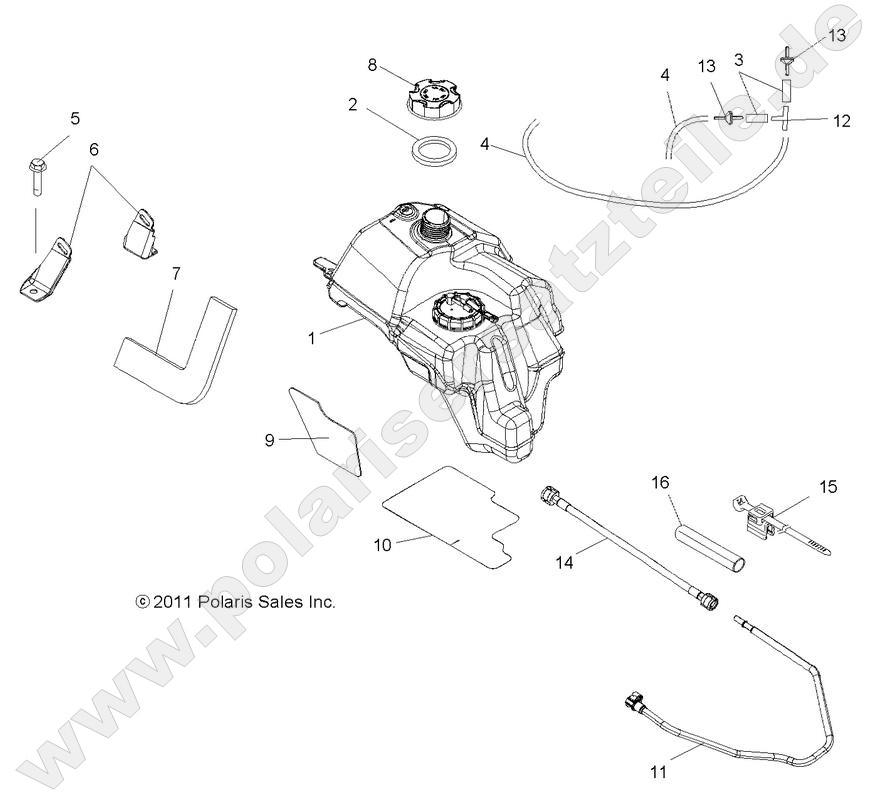 BODY, FUEL TANK ASM.