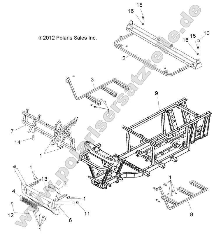 Chassis, Frame and Front Bumper