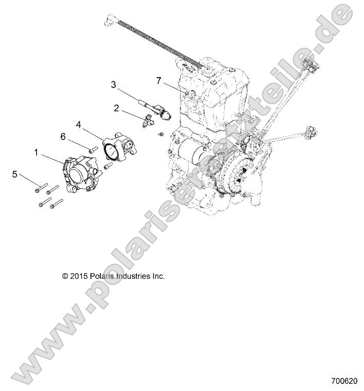 Engine, Throttle Body and Fuel Rail Engine, Throttle Body and Fuel Rail
