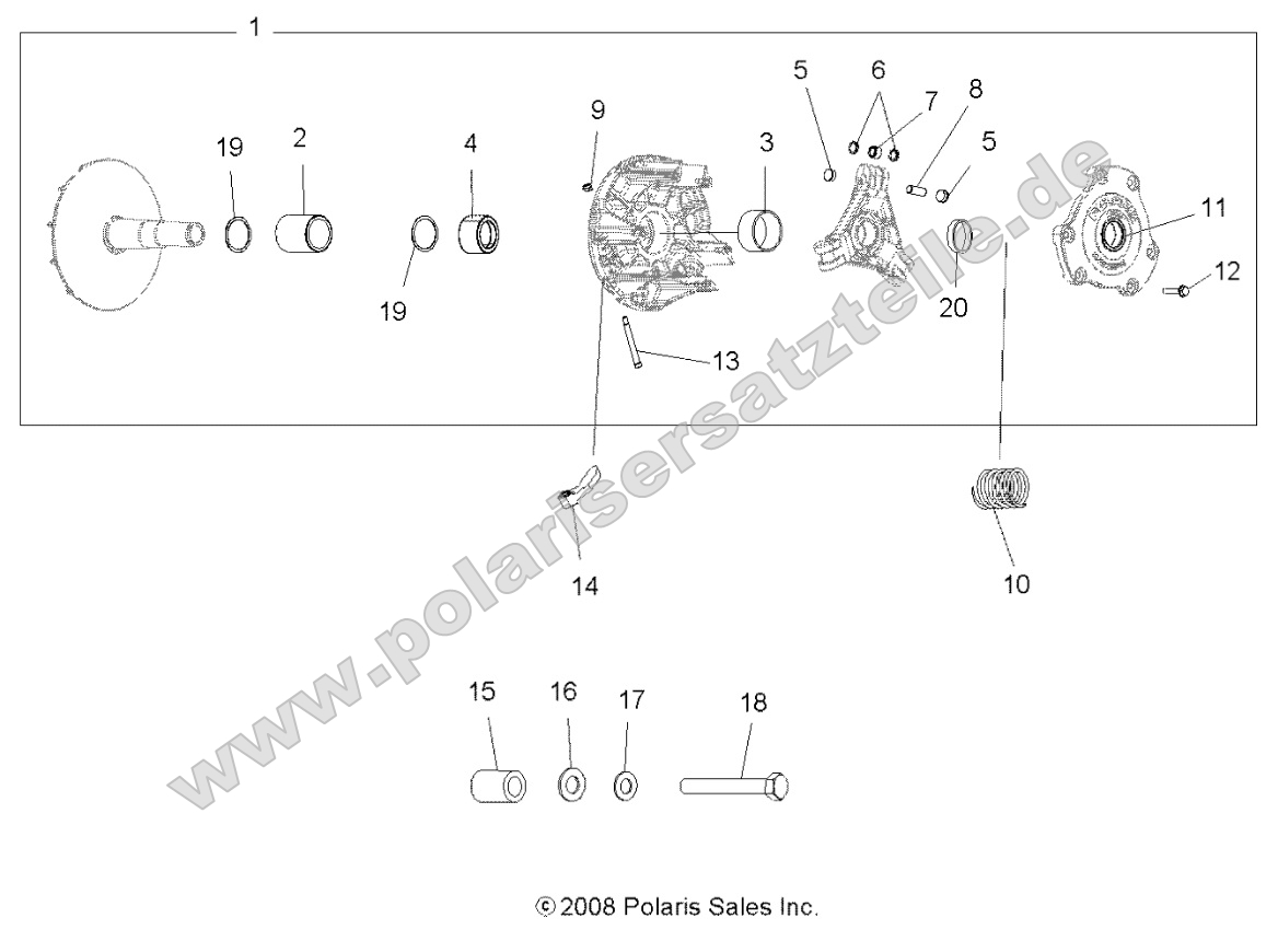 Drive Train, Primary Clutch