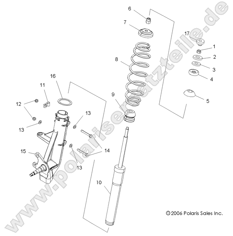 SUSPENSION, STRUT, FRONT SUSPENSION, STRUT, FRONT