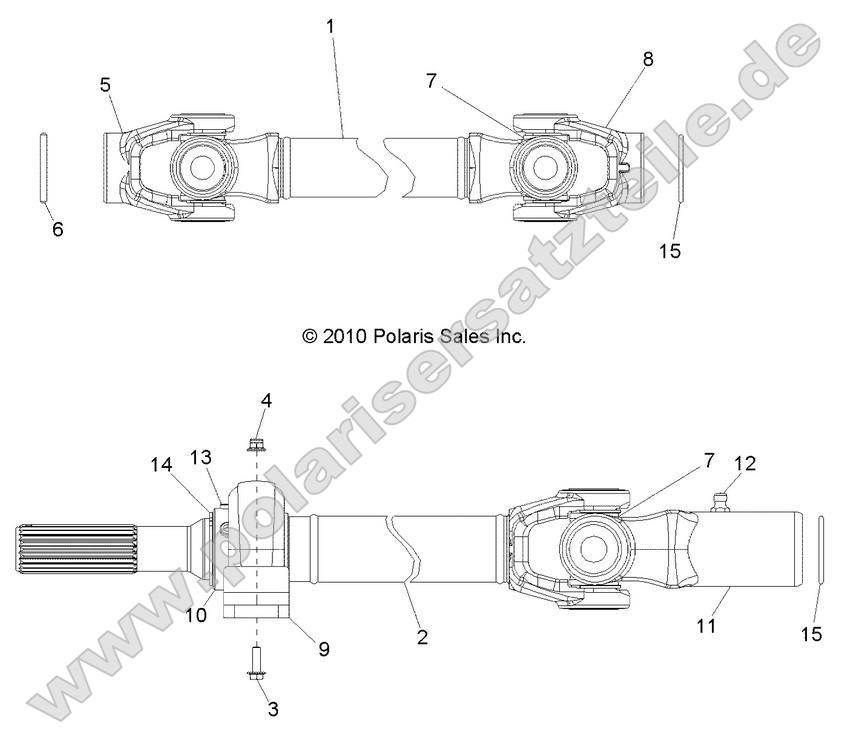 Drive Train, Front Prop Shaft