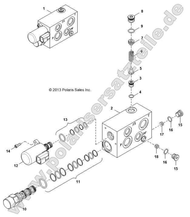 Hydraulics, Manifold Valve Hydraulics, Manifold Valve