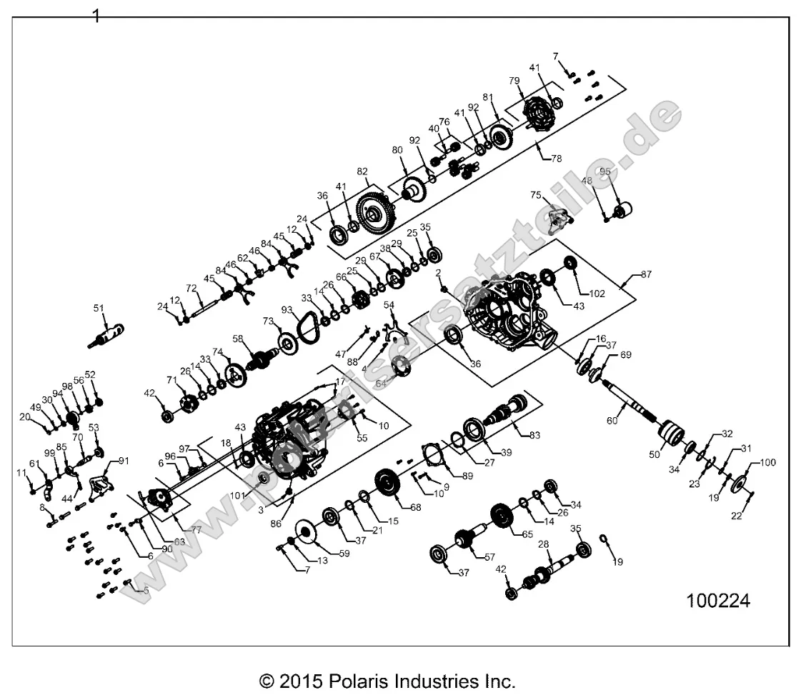 Drive Train, Main Gearcase (to 2/22/16) Drive Train, Main Gearcase (to 2/22/16)