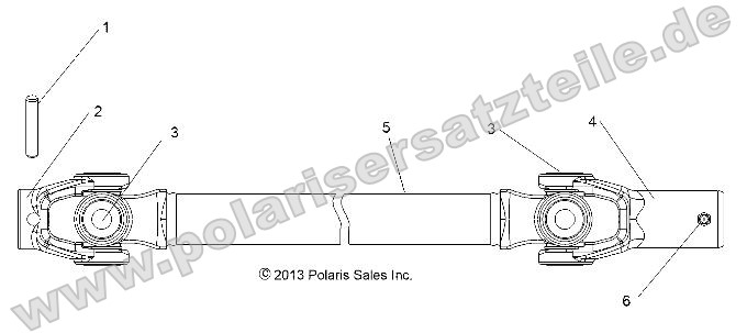 Drive Train, Front Prop Shaft