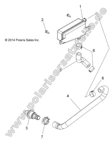 Engine, Breather Hose