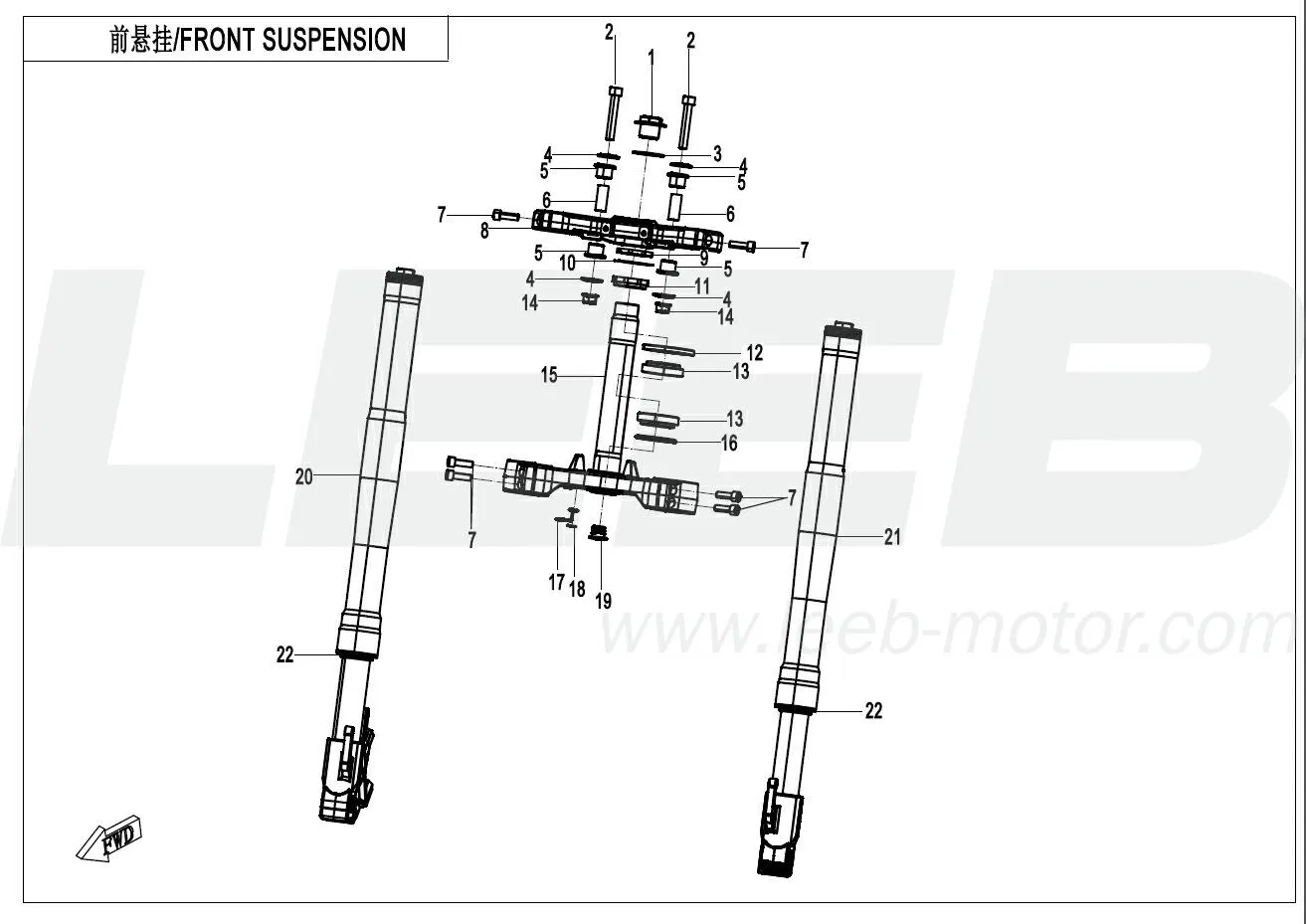 Vorderradaufhängung Vorderradaufhängung