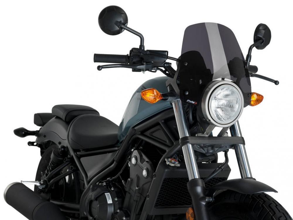 Puig New Generation Sport Windschild stark getönt - Honda CMX 300 / CMX 500 Rebel 2017-