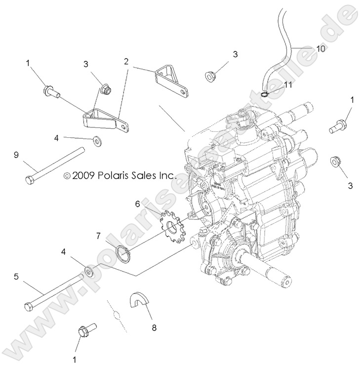 DRIVE TRAIN, MAIN GEARCASE MOUNTING DRIVE TRAIN, MAIN GEARCASE MOUNTING