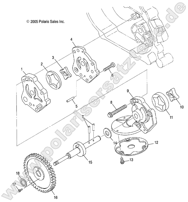 ENGINE, OIL PUMP ENGINE, OIL PUMP