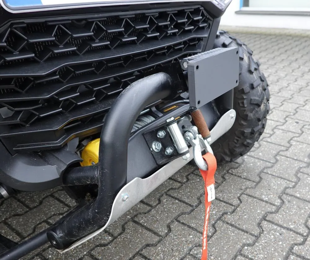 TMP Kennzeichenhalter vorne / Nummernschildhalterung klappbar - Segway Fugleman 1000