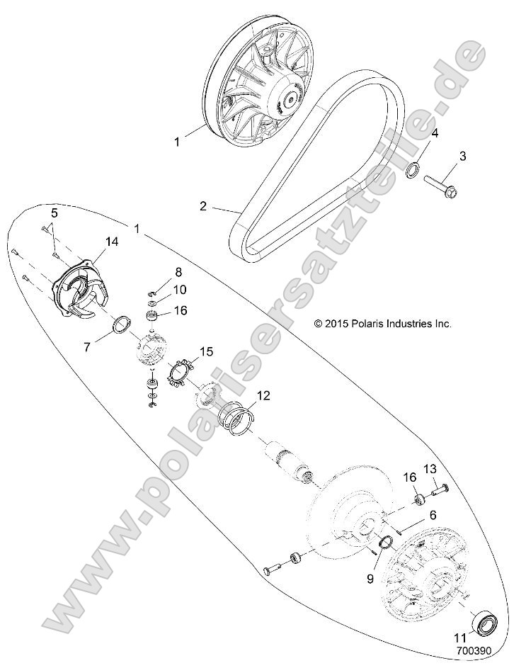 Drive Train, Clutch, Secondary, EBS