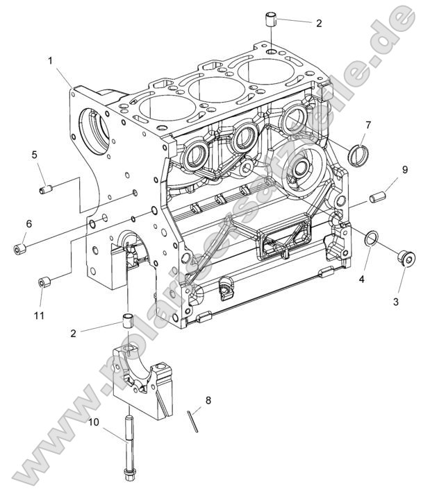 Engine, Crankcase Engine, Crankcase