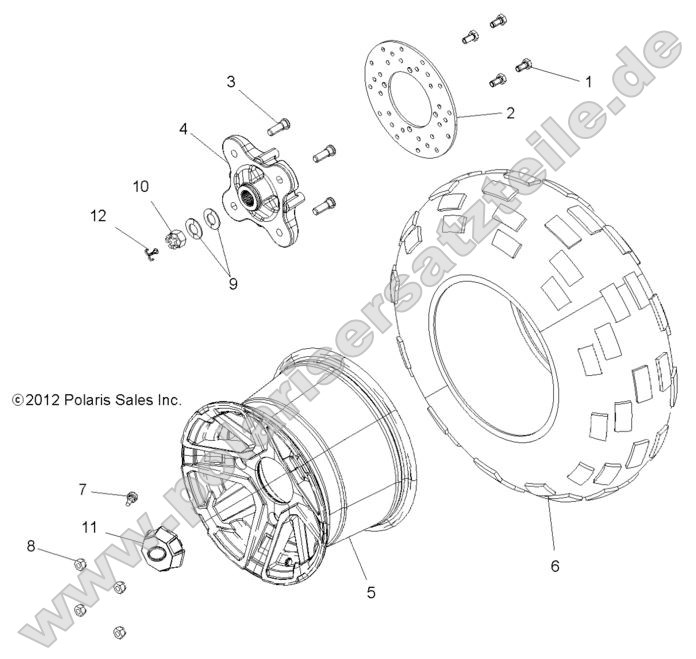 Wheels, Rear (49RGRWHEELRR13900XPCAST)