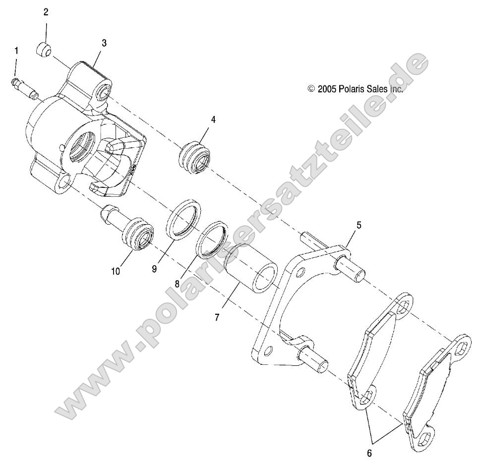 Brakes, Caliper, Rear