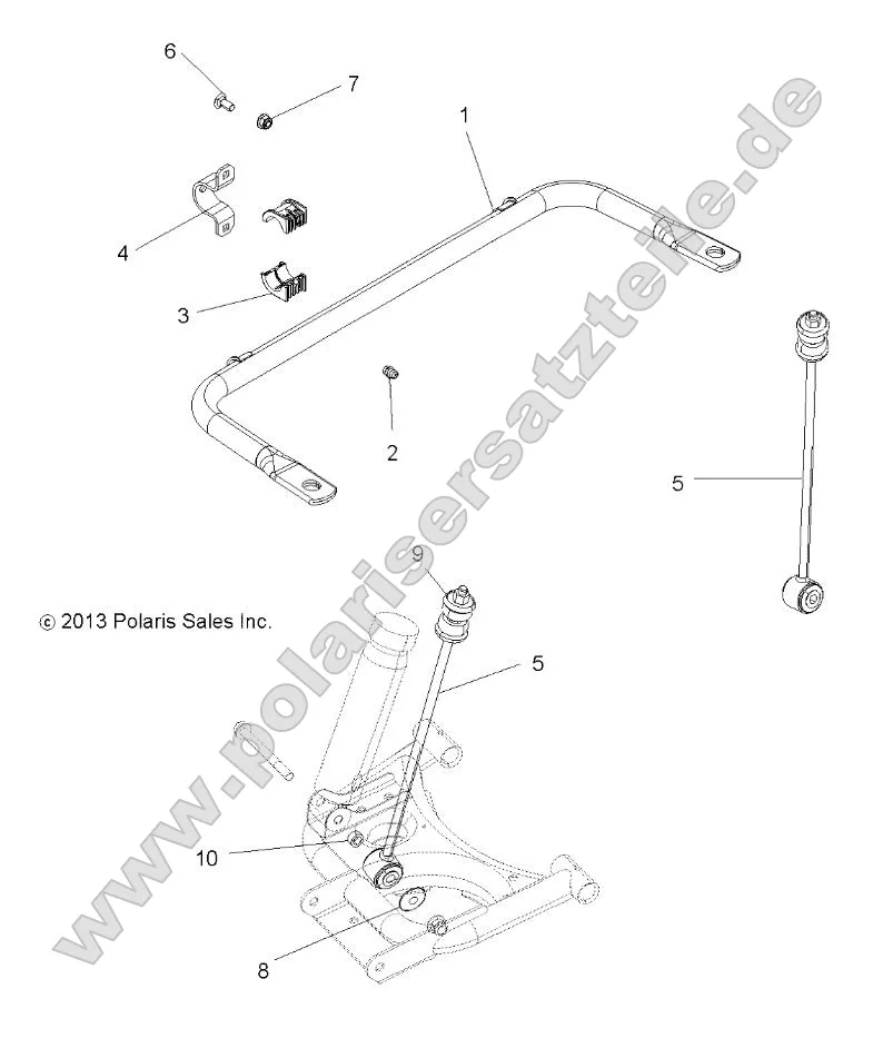 Suspension, Stabilizer Bar, Rear Suspension, Stabilizer Bar, Rear