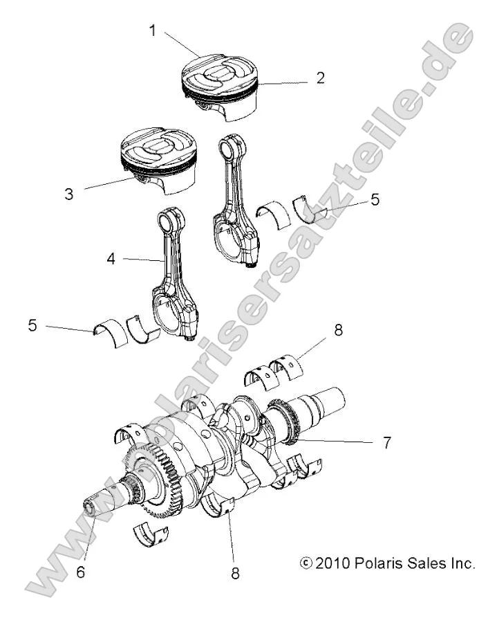 Engine, Crankshaft and Piston Engine, Crankshaft and Piston