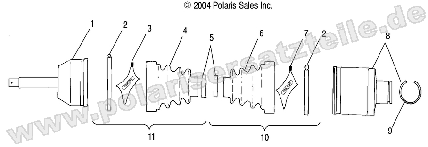 REAR DRIVE SHAFT REAR DRIVE SHAFT