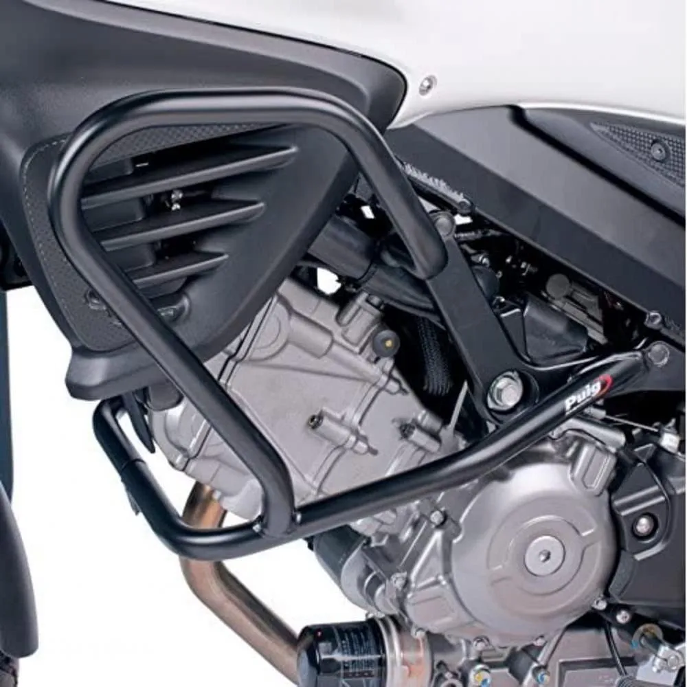 Puig Enduro Sturzbügel schwarz - Suzuki DL 650 V-Strom 2012-22 / DL 650 XT V-Strom 2015-16