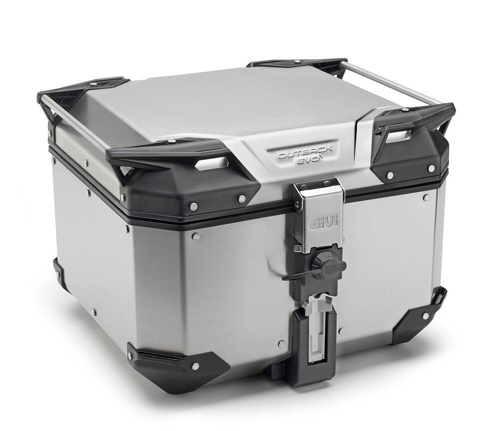 Givi Monokey Trekker Outback OBKE42A Alu Topcase - 42 Liter - silber
