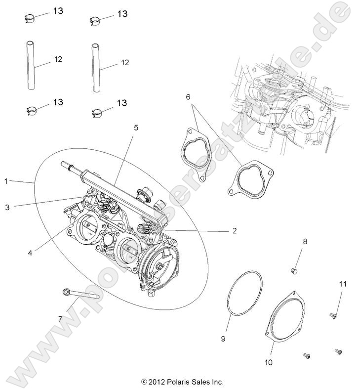 ENGINE, THROTTLE BODY ENGINE, THROTTLE BODY