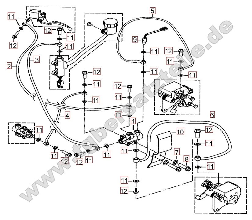 Bremsanlage hinten Bremsanlage hinten