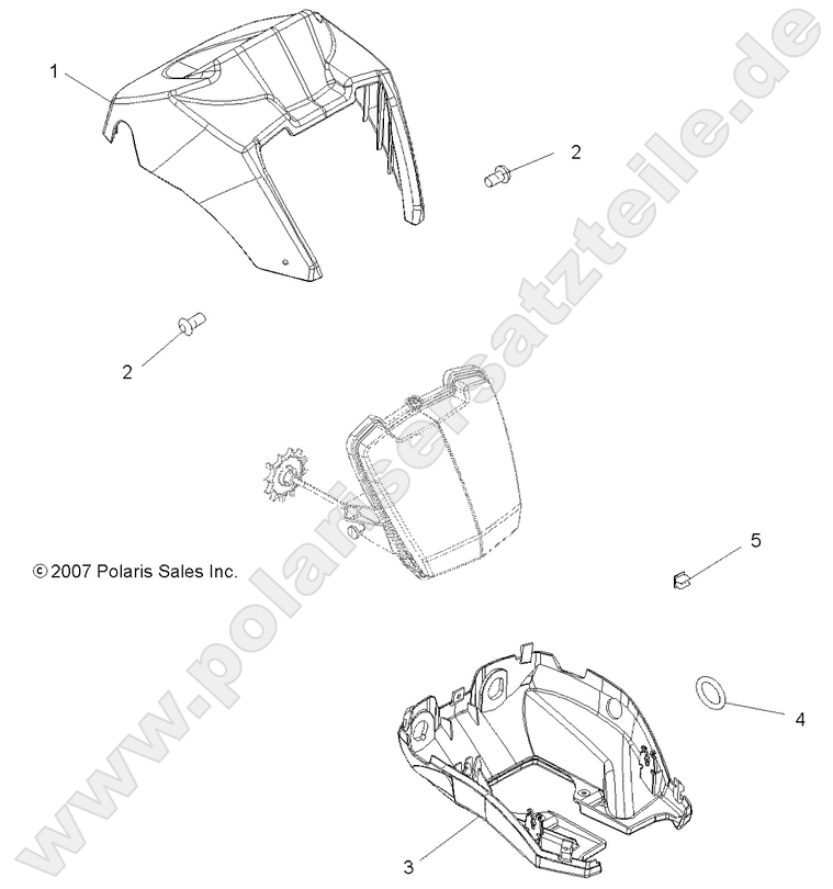 BODY, HEADLIGHT POD BODY, HEADLIGHT POD