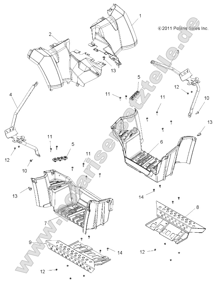 Body, Rear Cab, Footwells and Supports Body, Rear Cab, Footwells and Supports