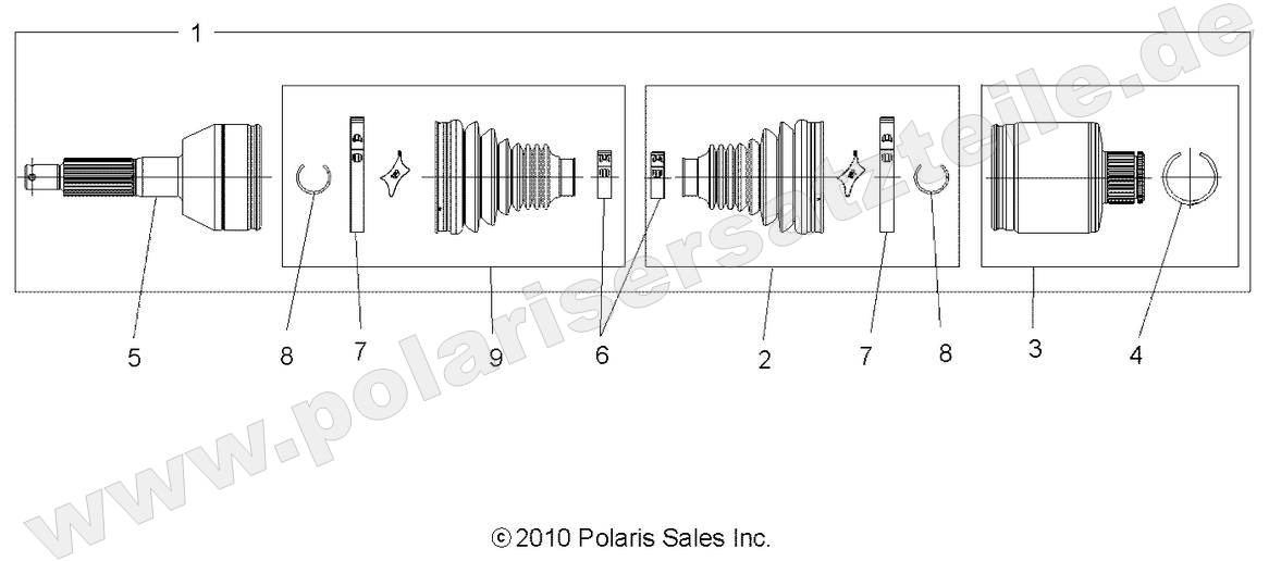 DRIVE TRAIN, REAR DRIVE SHAFT DRIVE TRAIN, REAR DRIVE SHAFT