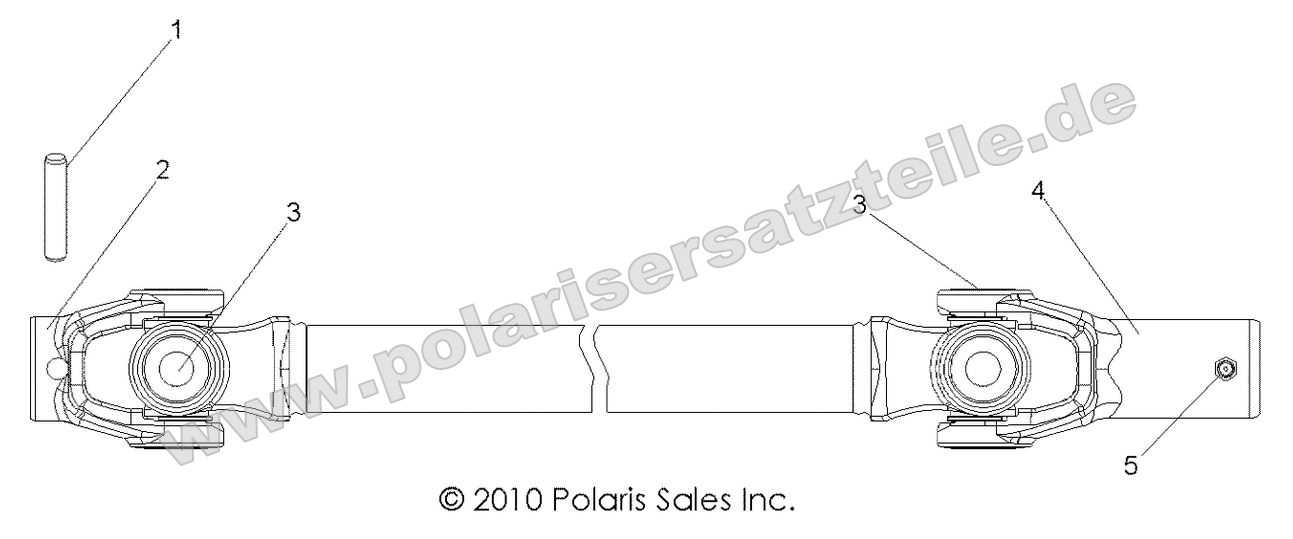Drive Train, Front Prop Shaft