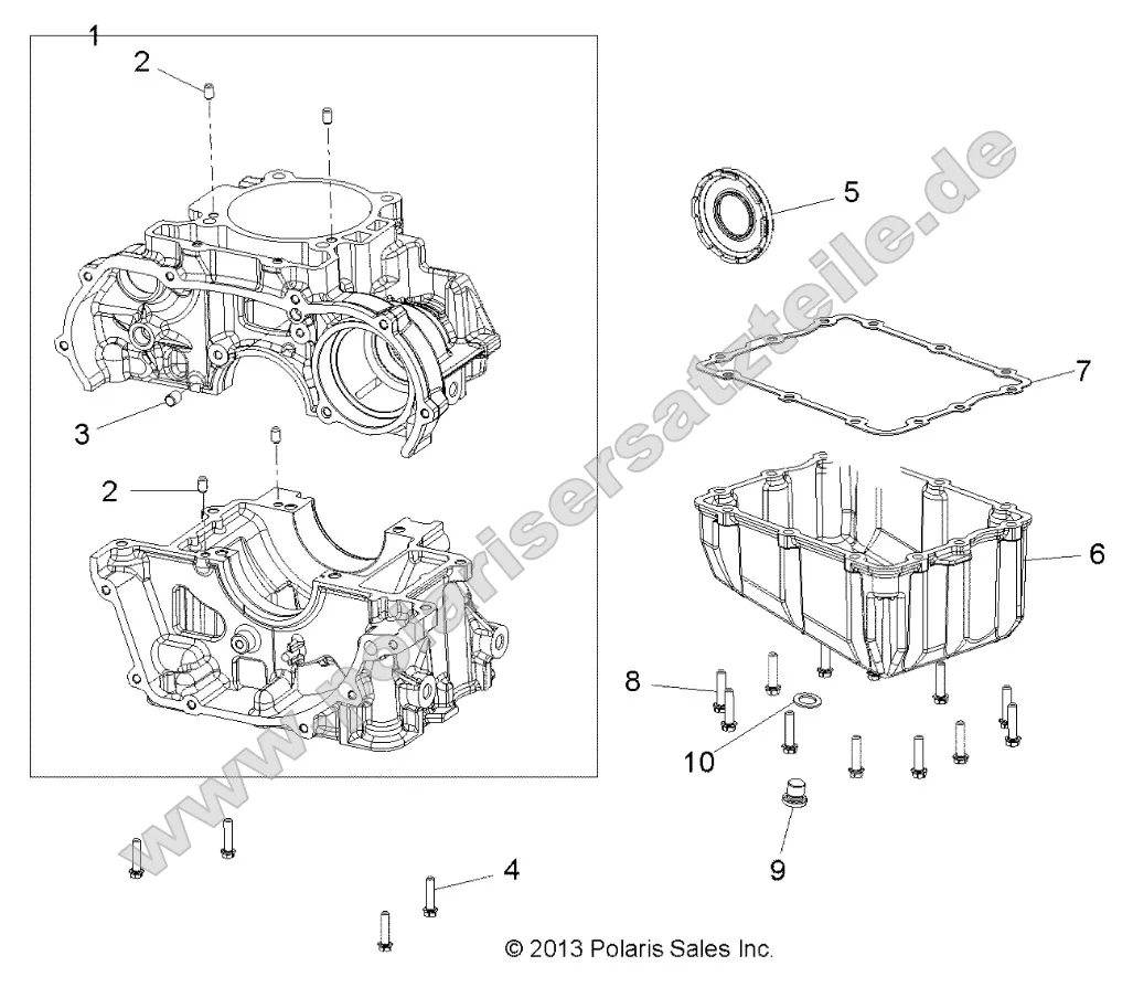 Engine, Crankcase and Oil Sump Engine, Crankcase and Oil Sump