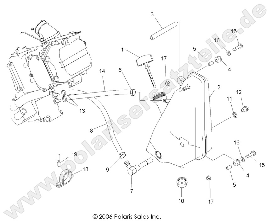ENGINE, OIL SYSTEM and OIL TANK