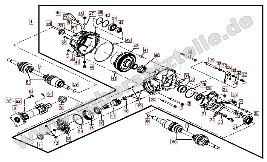 Differenzial hinten Differenzial hinten