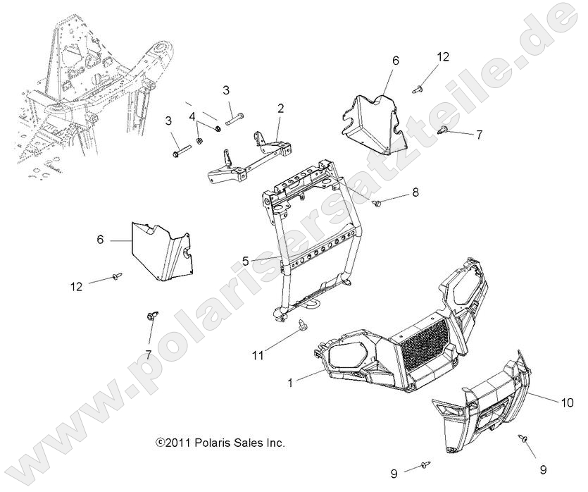 BODY, FRONT BUMPER and MOUNTING BODY, FRONT BUMPER and MOUNTING