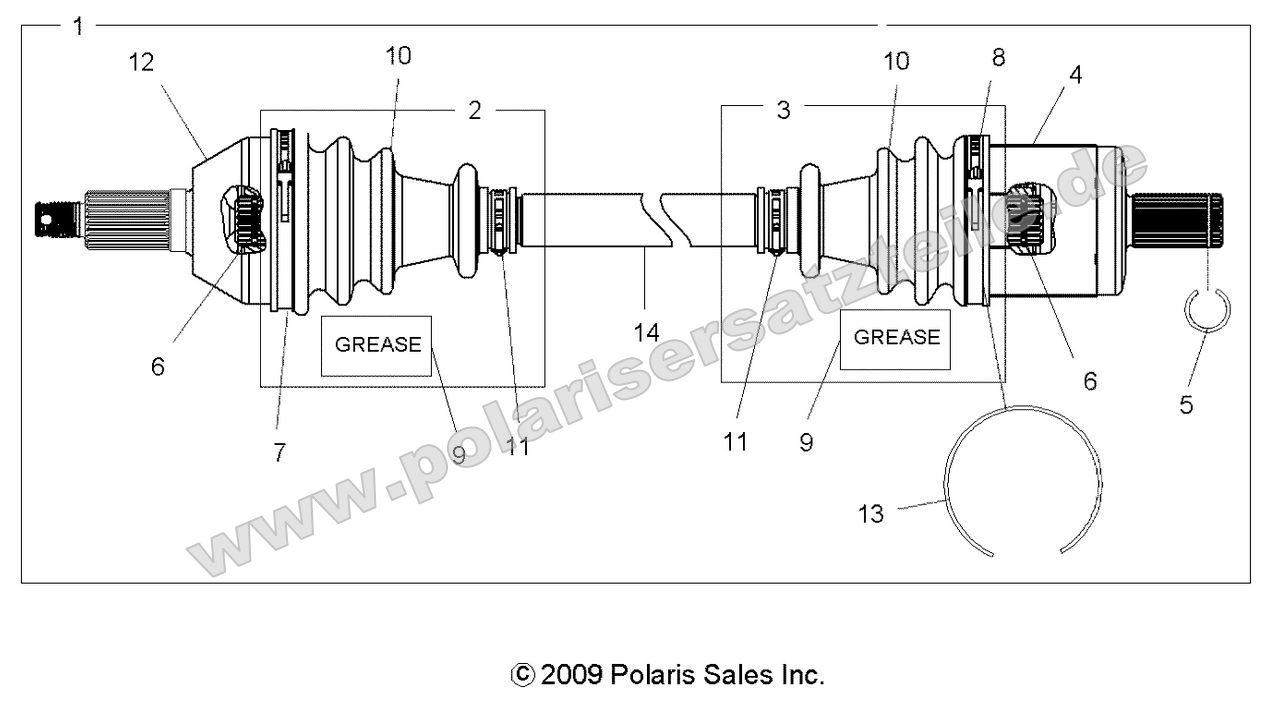 Drive Train, Front Drive Shaft