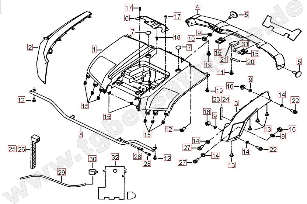 Heckverkleidung Heckverkleidung