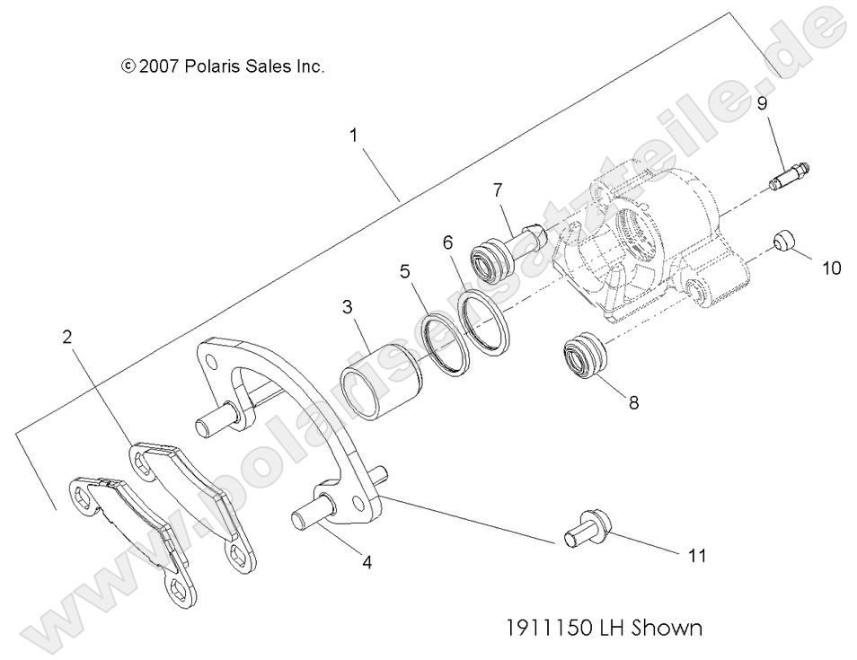 BRAKES, FRONT CALIPER BRAKES, FRONT CALIPER