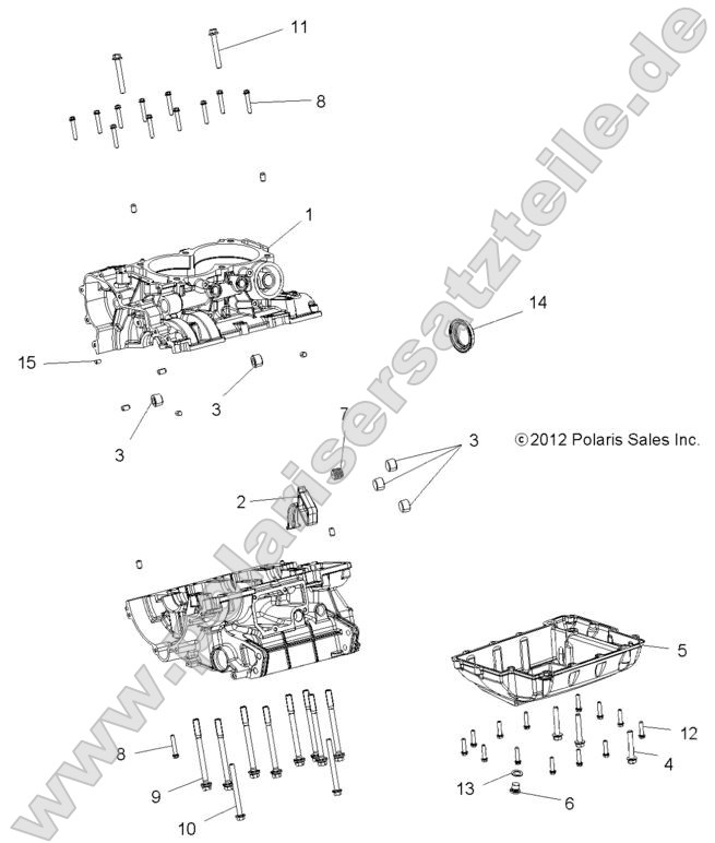 Engine, Crankcase Engine, Crankcase