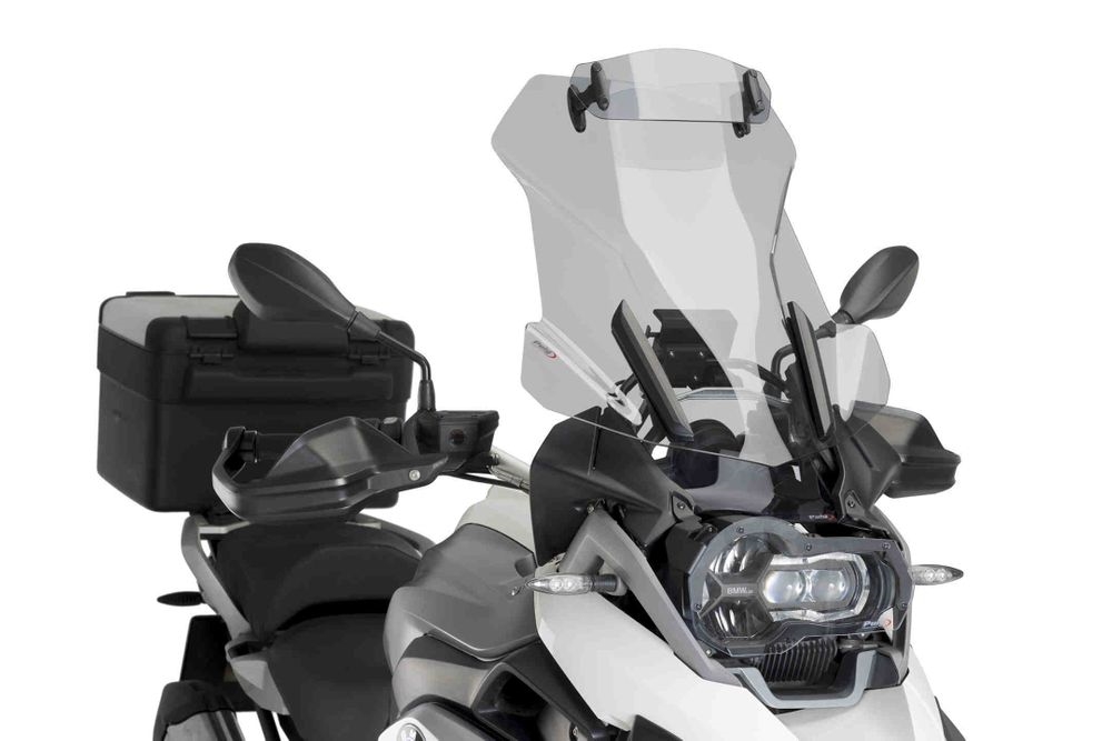 Puig Touren Verkleidungsscheibe + Spoiler Getönt - BMW R1200 GS 2013-18 / R1250 GS 2018-22