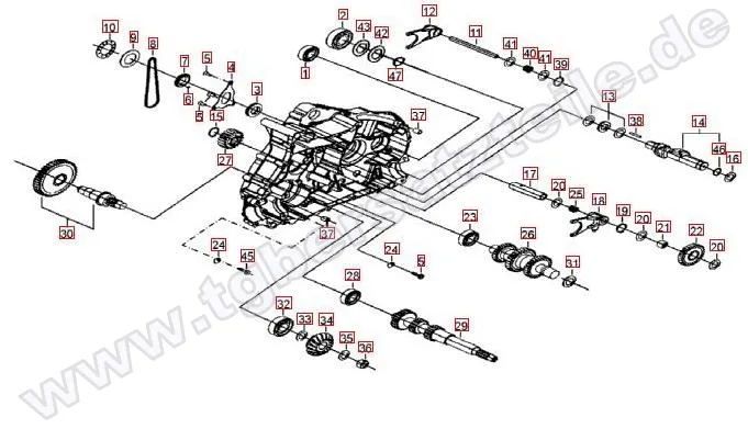 Motorgehäuse links (2)