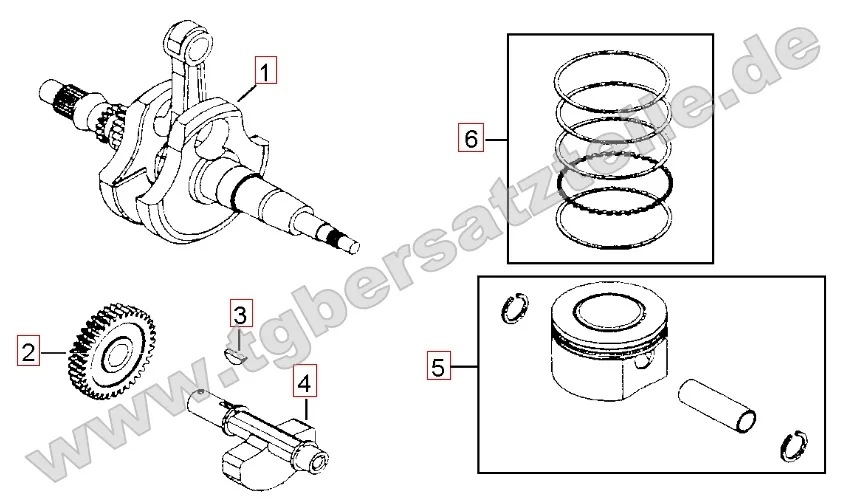 Kurbelwelle - Kolben Kurbelwelle - Kolben