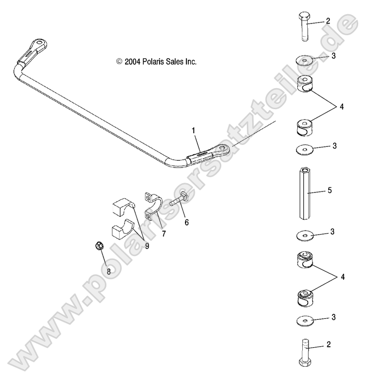 Stabilizer Bar, Rear